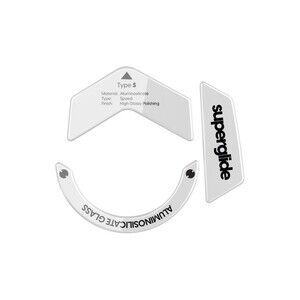 Superglide Glass Mouse Skates (Type-S, White) | Brand New